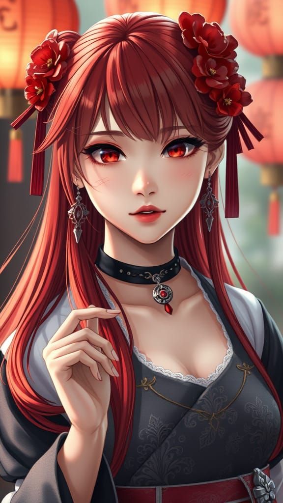 Yae Miko Portrait in High Resolution