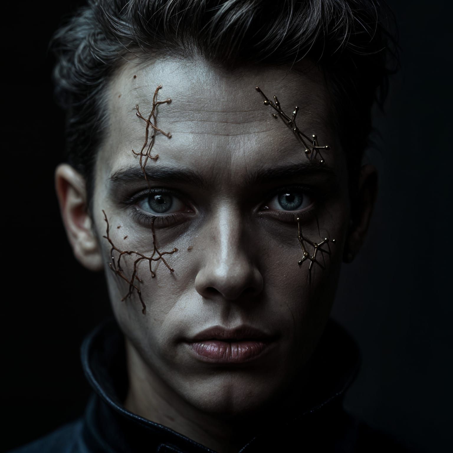 Voodoo Doll Portrait in Dark Fantasy Style