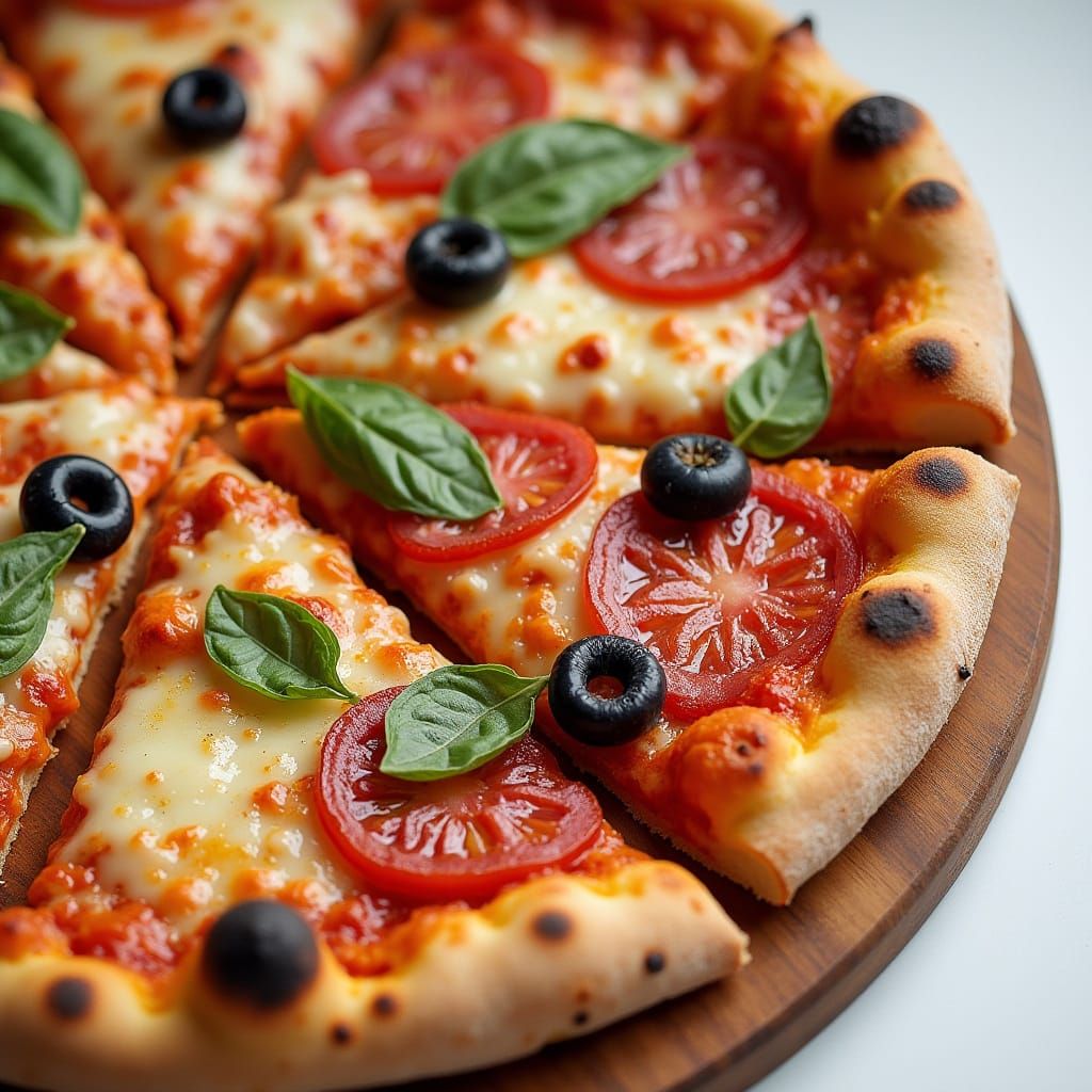 Delicious AI-Generated Pizza Image