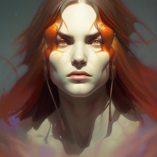 Detailed Portrait of Satan in Unreal Engine 5