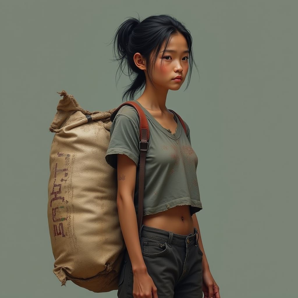 A Woman of Quiet Strength, Worn by the Land