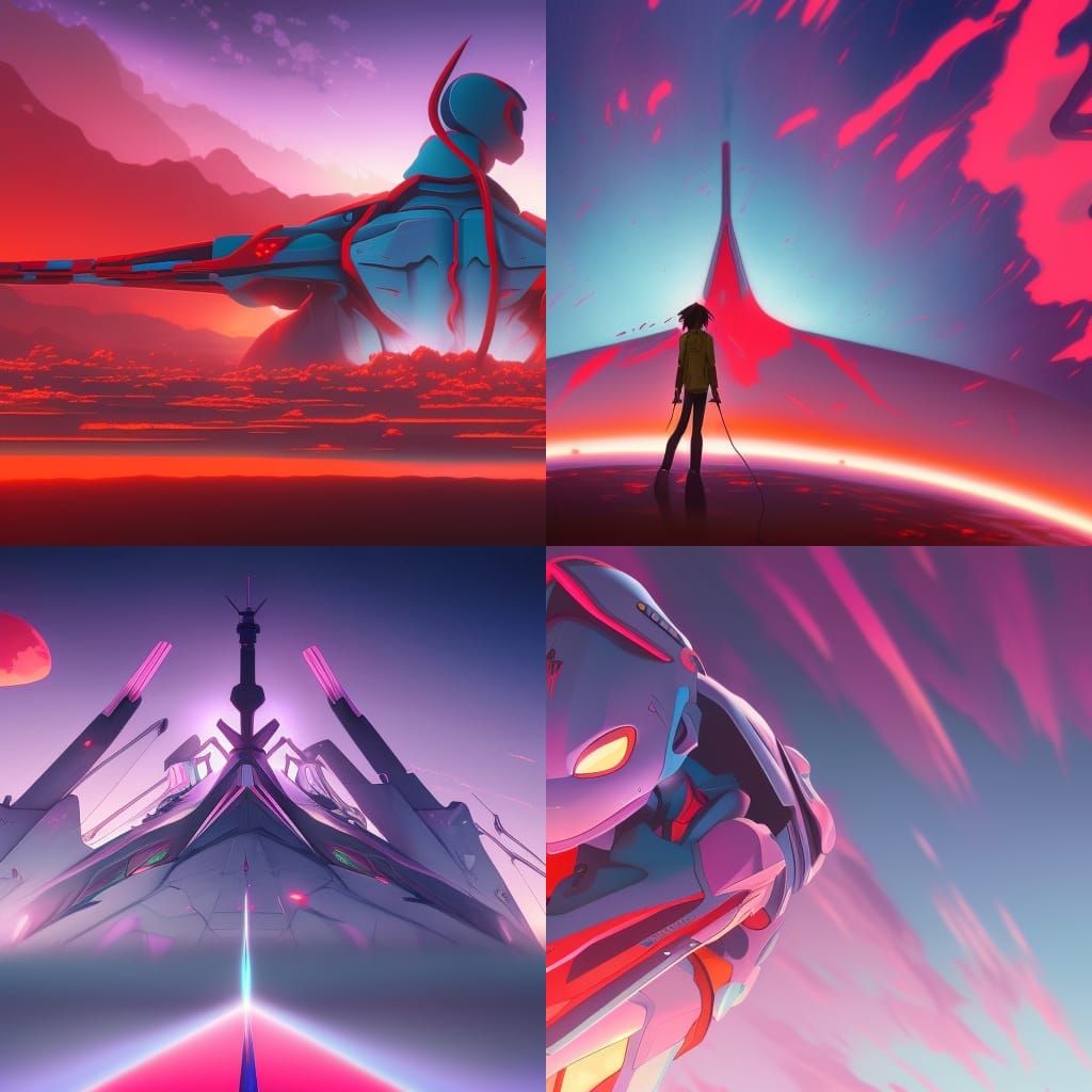 Neon Genesis Evangelion Style Title Card