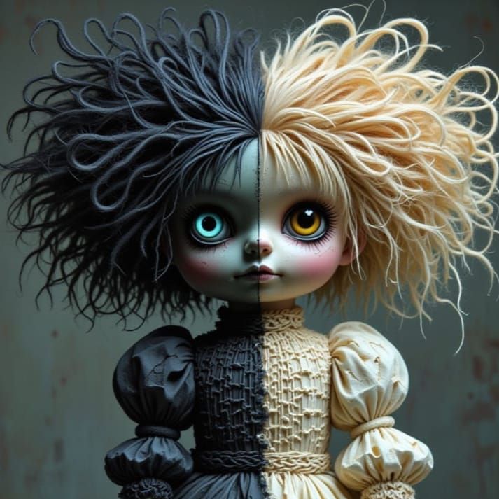 Broken Porcelain Doll: Shadow and Sugar