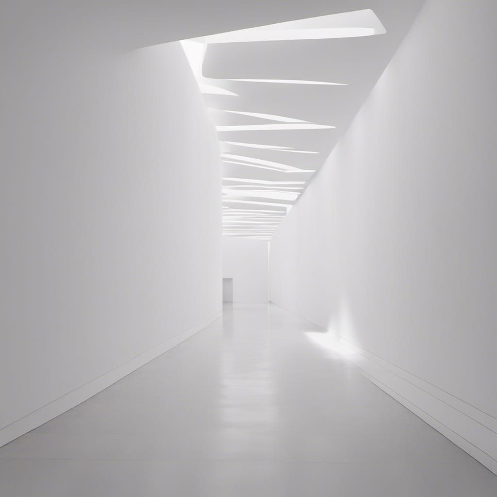 Blinding White Void: A Digital Matte Painting