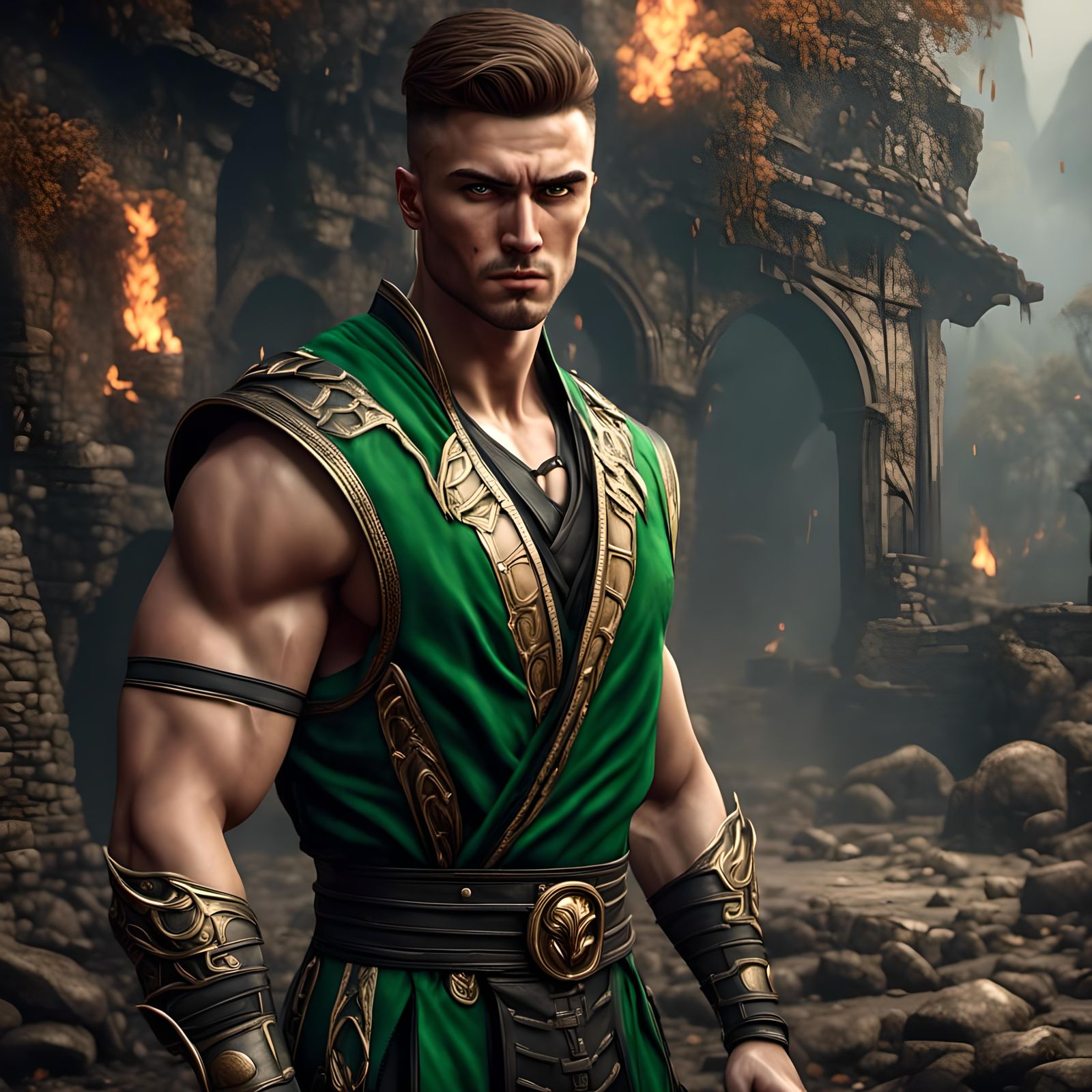 Handsome Irish Lad as Mortal Kombat Character