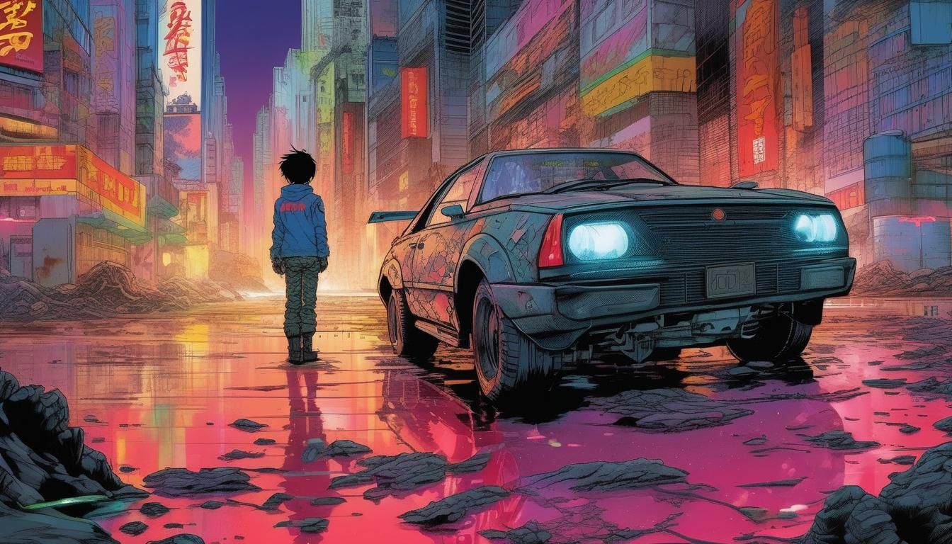 Anime Key Visual of Neo Tokyo