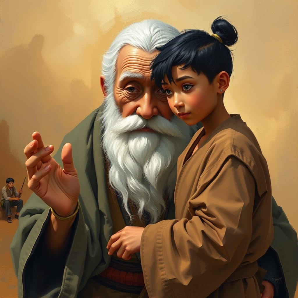 Guiding the Apprentice: An Impressionistic Scene