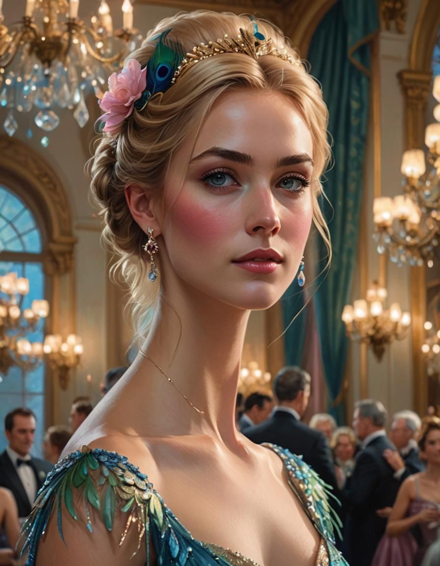 Girl with golden hair