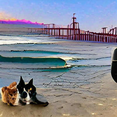 Two Cats in Love: A Tender Moment