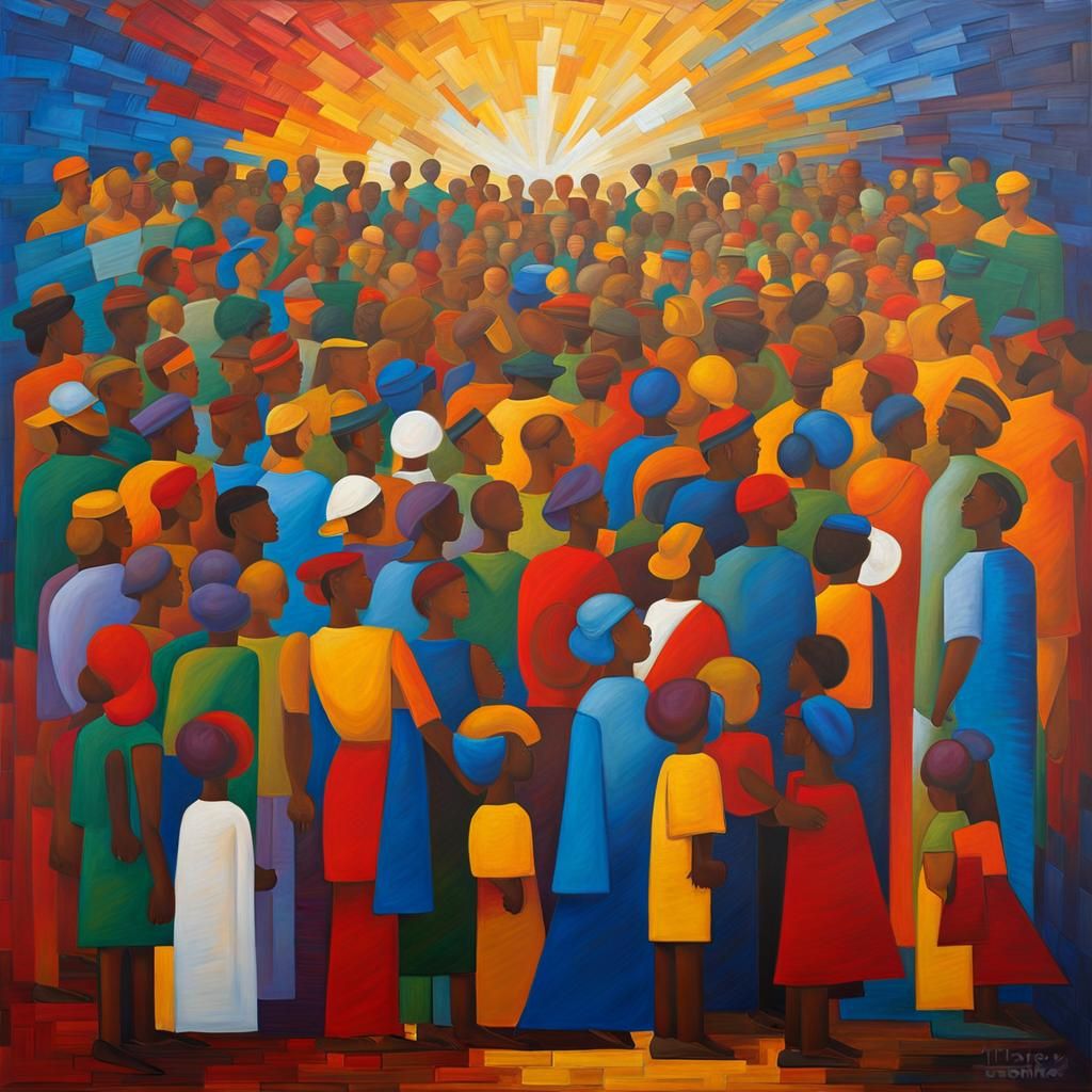 Declaration of Independence: Museum Masterpiece in Impasto S...