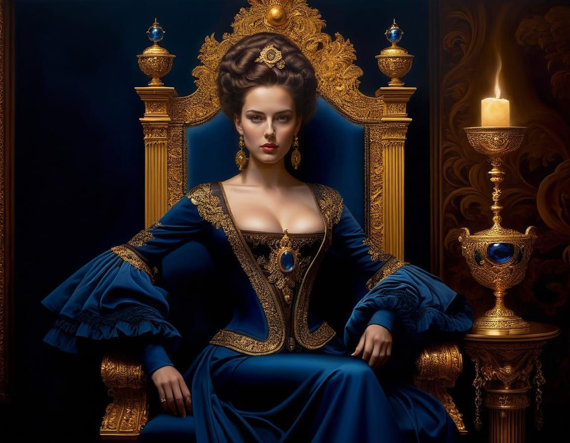 Majestic Evening Gathering in the Style of Mannerism