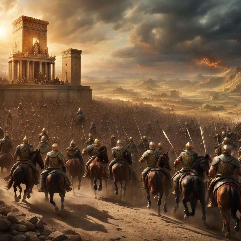 Alexander's Epic Arrival in Babylon