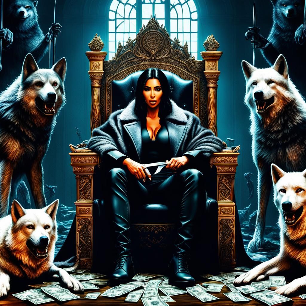 Kim Kardashian as Jason Voorhees: Cinematic Digital Art