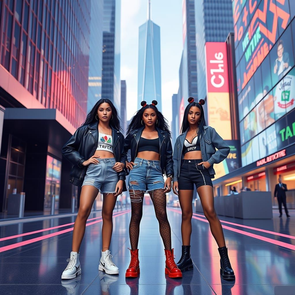 Olivia Rodrigo, Marsai Martin, and Jenna Ortega in 3D Game A...