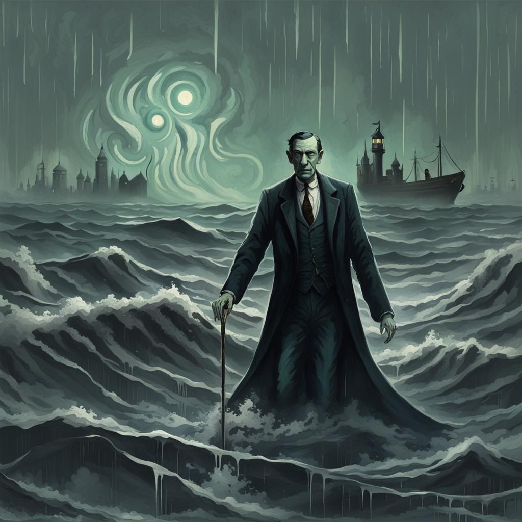 Lovecraftian Horror: Miskatonic University in the Fog