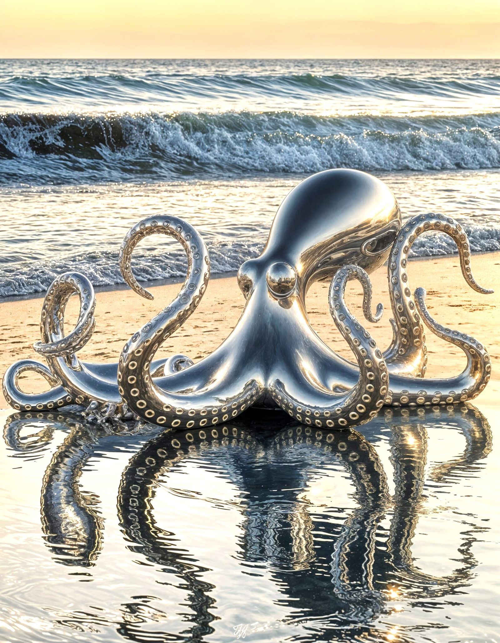 Chrome octopus