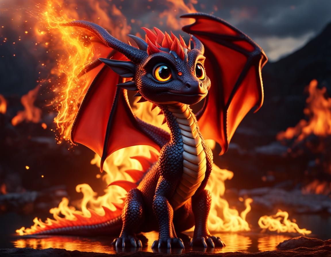 Baby Fire Dragon