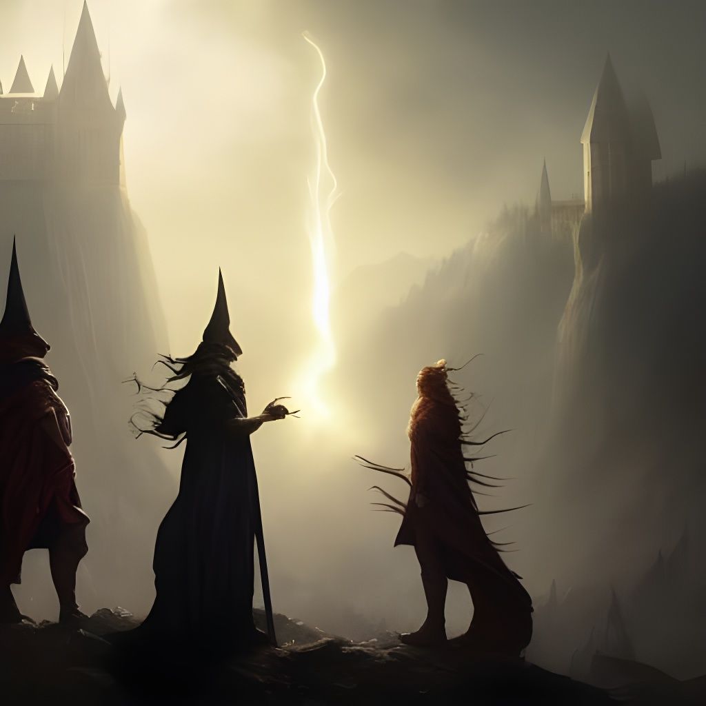 Wizards Unite Magic in Dark Fantasy Art