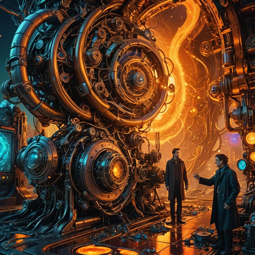 Time Traveler Meltdown: A Sci-Fi Fusion Concept