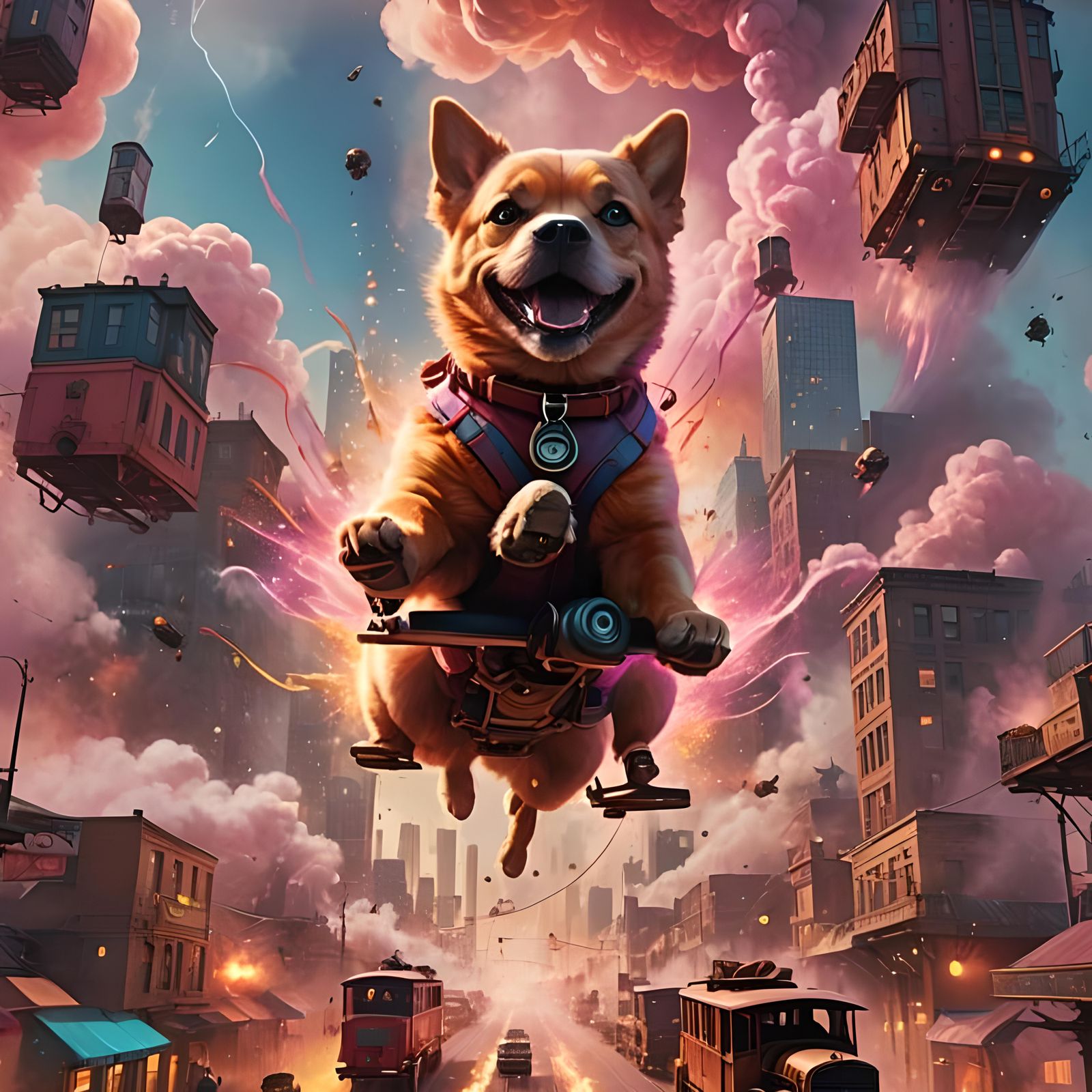 Detailed Matte Painting in Unreal Engine Style