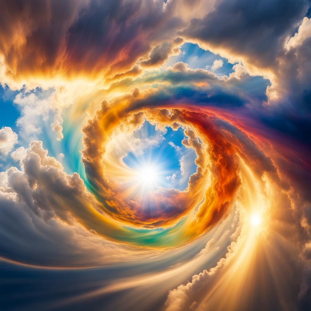 Elemental Vortex with Divine Sunshine