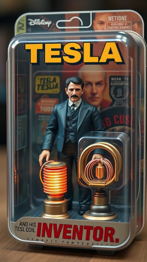 Action Figure Inventor: Tesla And His Tesla Coil