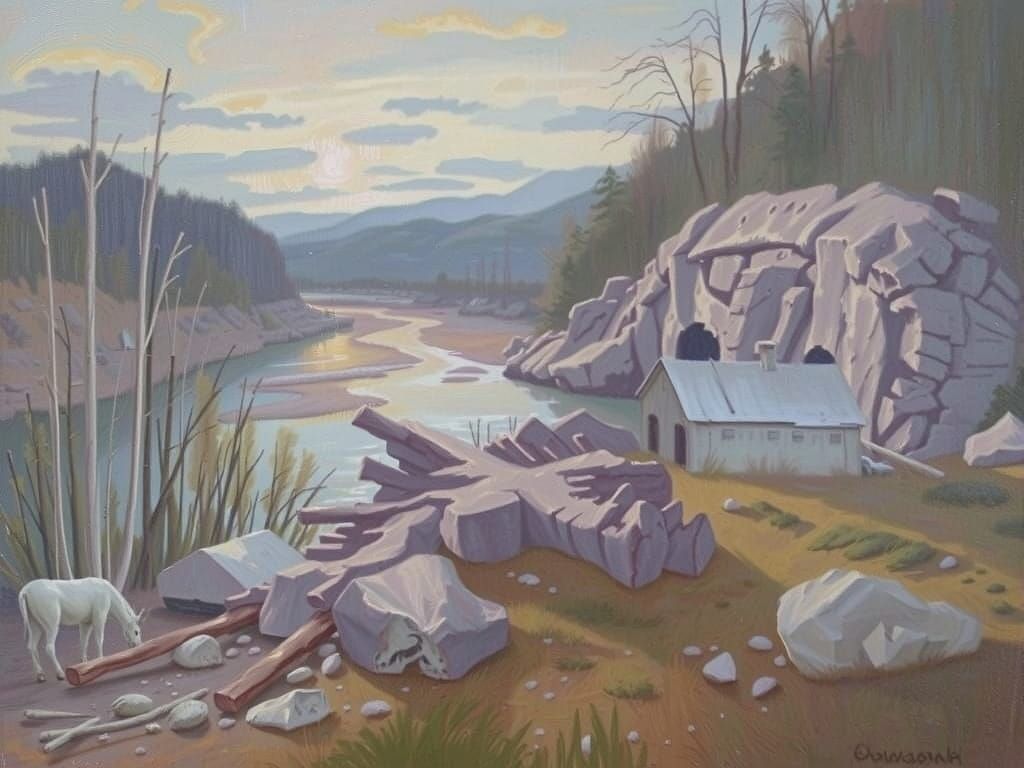 Vibrant Oil Painting in a Realistic Style