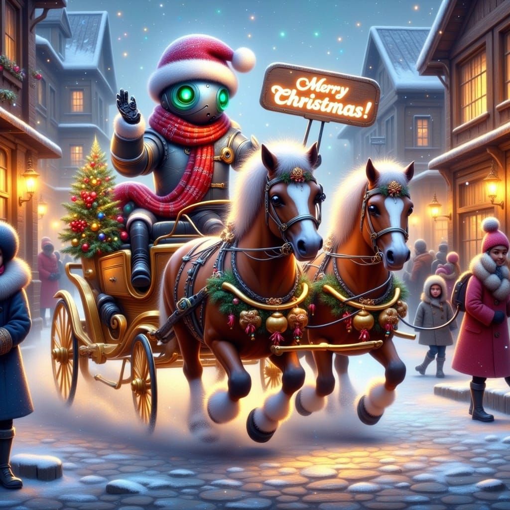 Winter Wonderland Ride in Festive 19th-Century Style