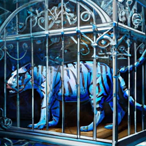 Blue Tiger Cage: Dark Fantasy Horror
