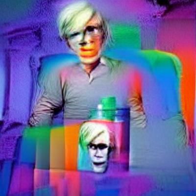 Technicolor Ghost Wandering the Digital Realm