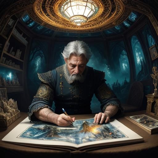 Magical Fantasy Pop-Up Book Creation with Special Effects