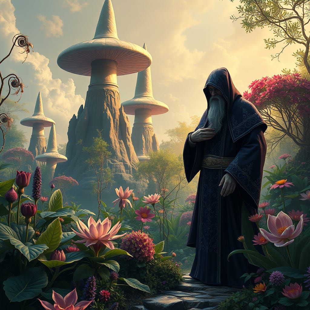 Mystical Gardens of Tamriel: A Wizard's Enchanted Domain