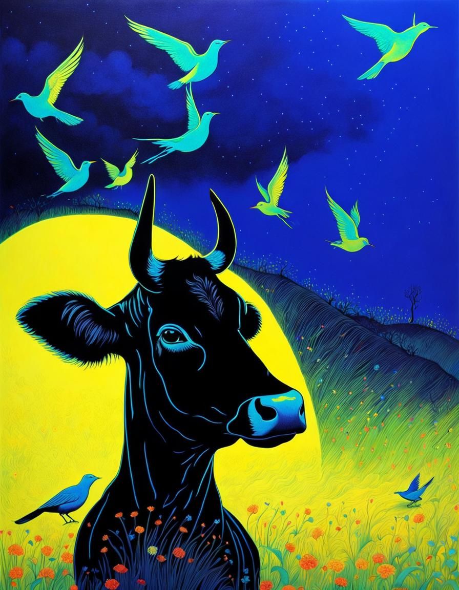"Every Cow Has A Bird" (3)