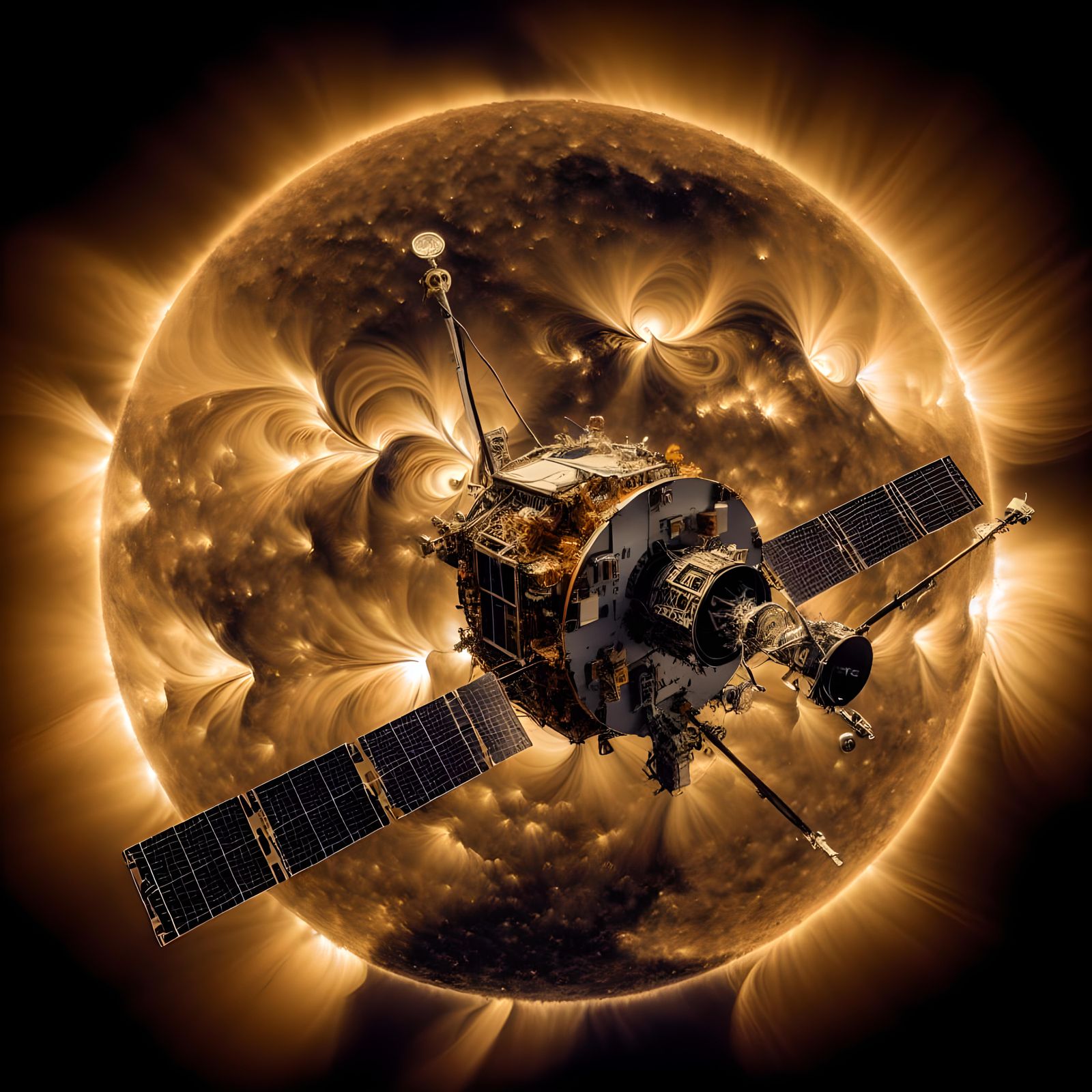 NASA Probe Orbits Sun During Solar Eclipse