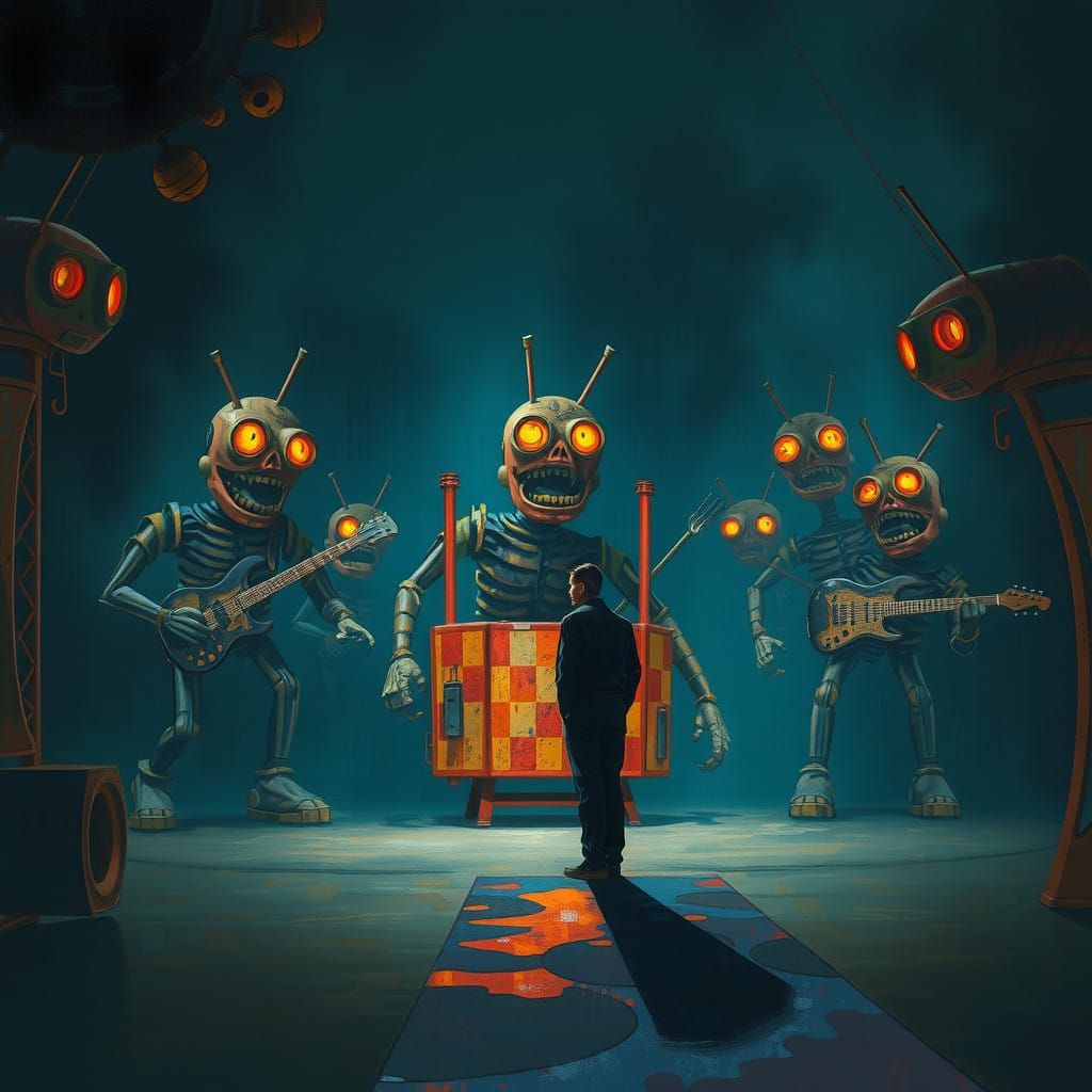 Disturbed Animatronic Horrors in Abandoned Amusement Park