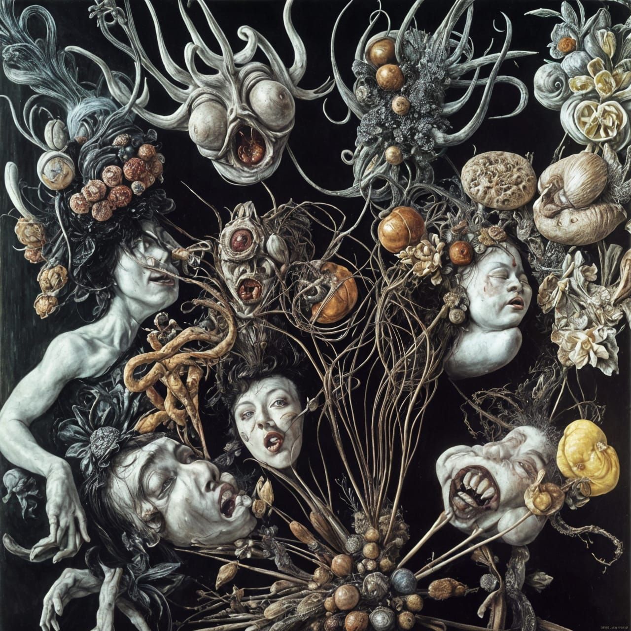 Intricate Open Eyes Concept Art in Hyperreal Style