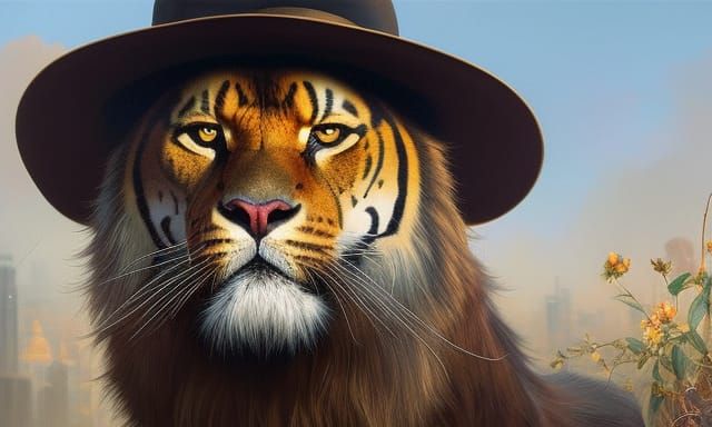 A big hat needs a big cat !