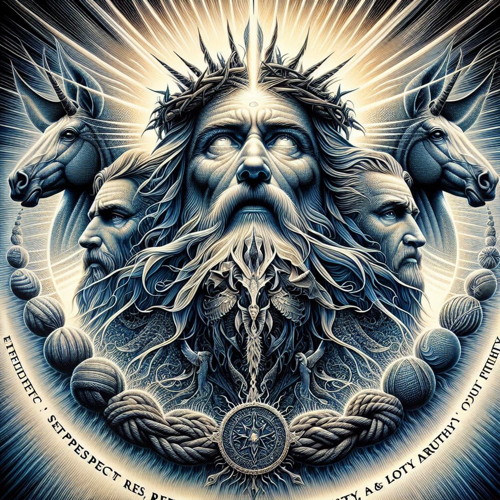 Ethereal Being in Resplendent Glory