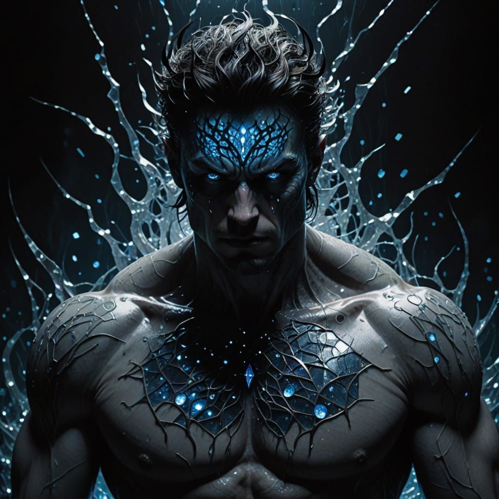 Crystal Skin Mosaic in Candlelight, a Terrifying yet Awe-Ins...