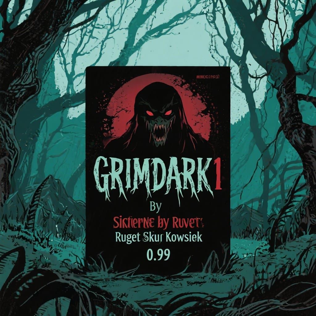 Grimdark Fantasy Landscape in Sinister Style