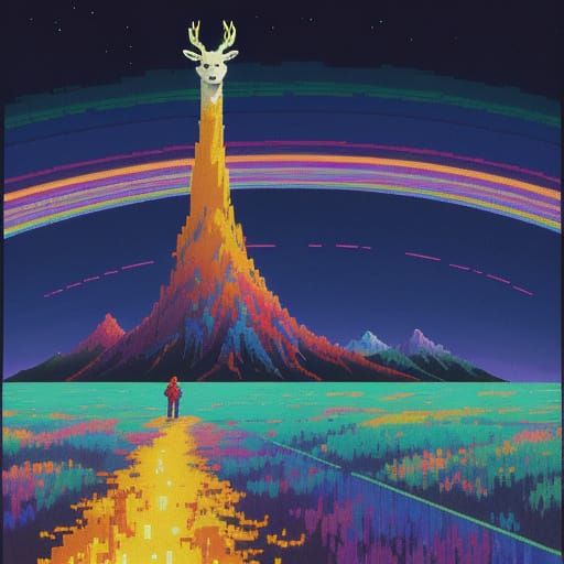 Pasta Chef Llama's Psychedelic Glitchcore Adventure