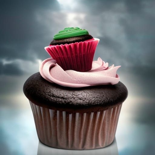 Cinematic Cupcake Digital Matte Painting