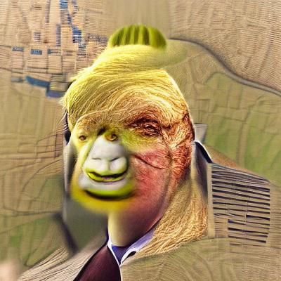 Donald Trump as Shrek: AI Generated Mashup