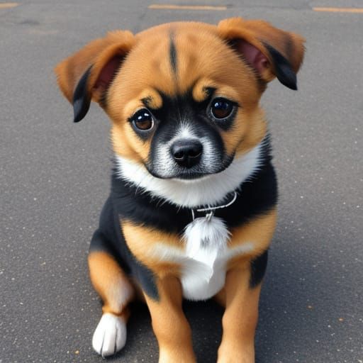 Adorable Dog Generated From Simple Prompt