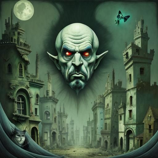 Whimsical Twins in Abandoned Village