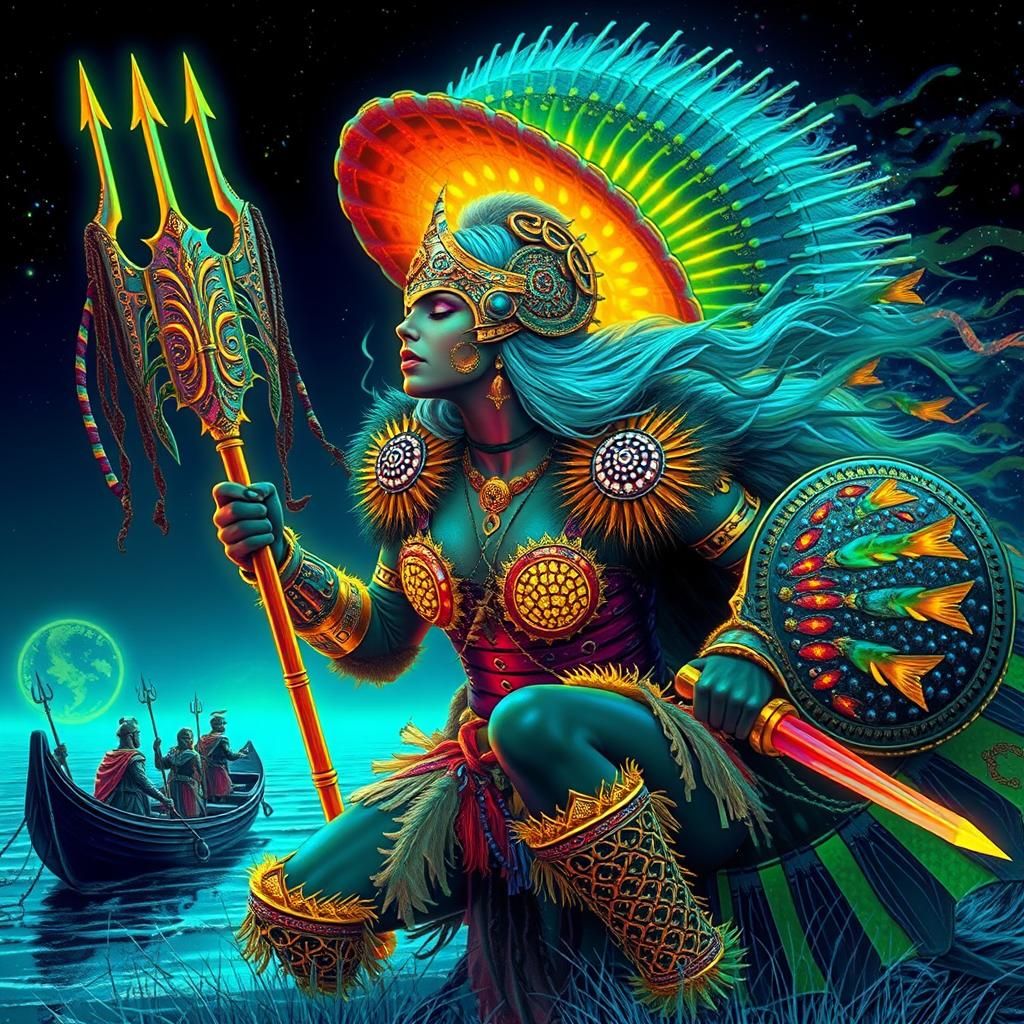 Boudica of the Sea Summons Neon Aquatic Army