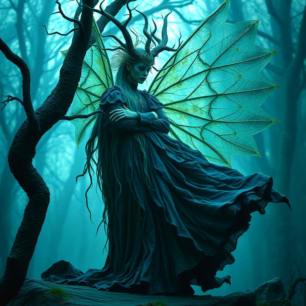 Druid in Avant-Garde Fairytale Style