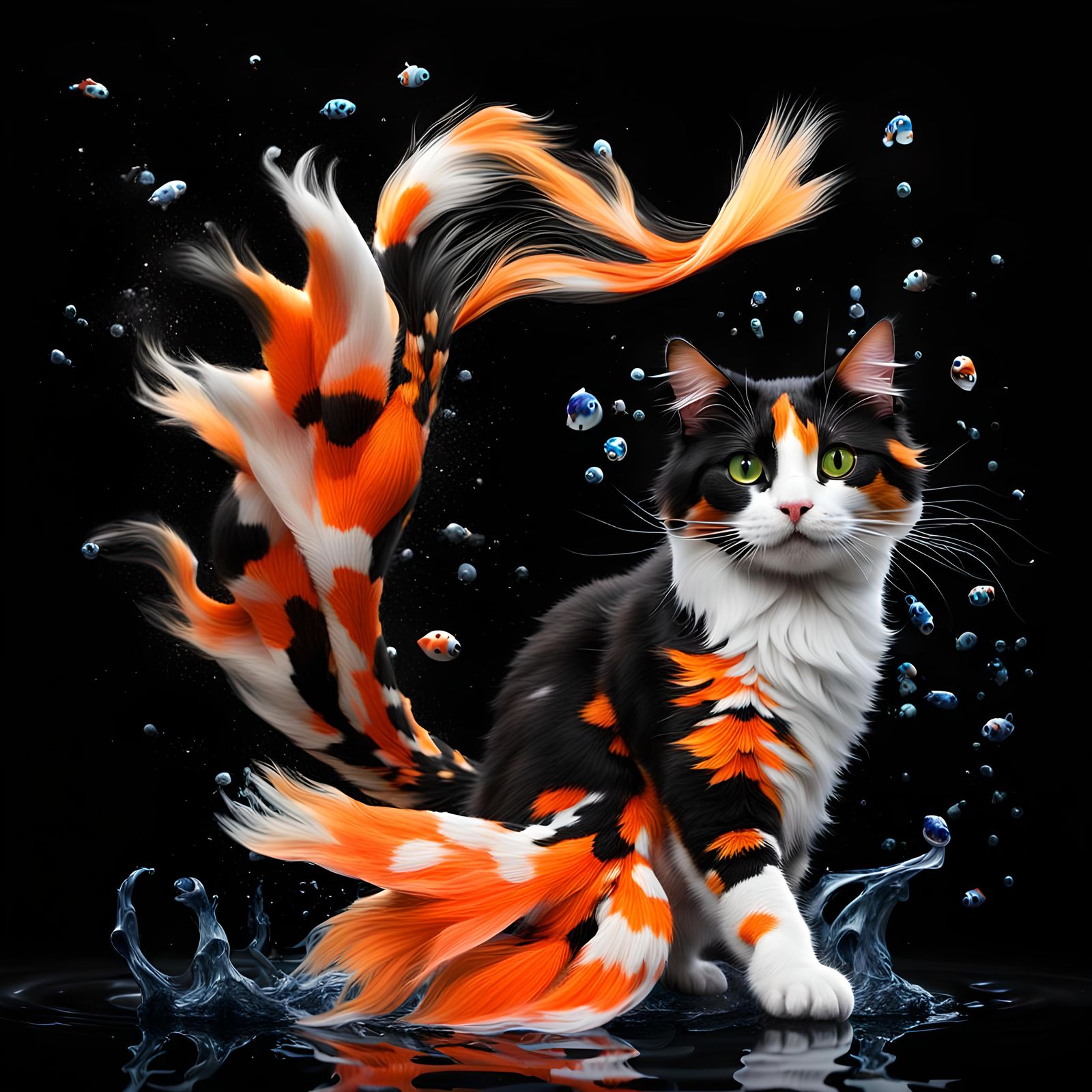 Rare Ai Calico Cat Breed.