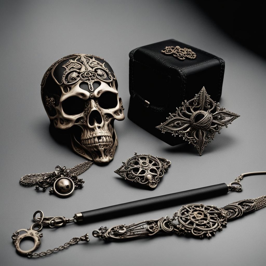 Sinister Octogenarian: Dark Elegance and Witchcraft