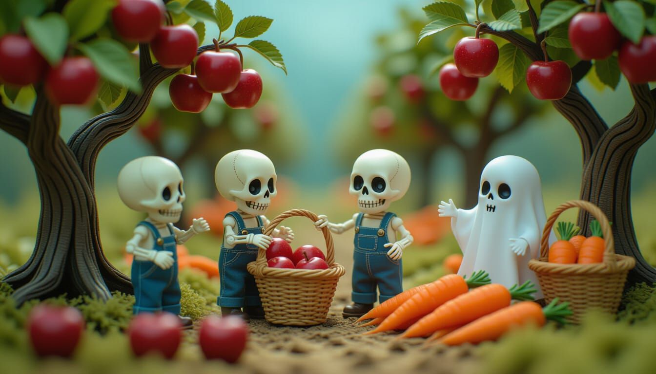 Nightmare Harvest Festival Miniature Photography